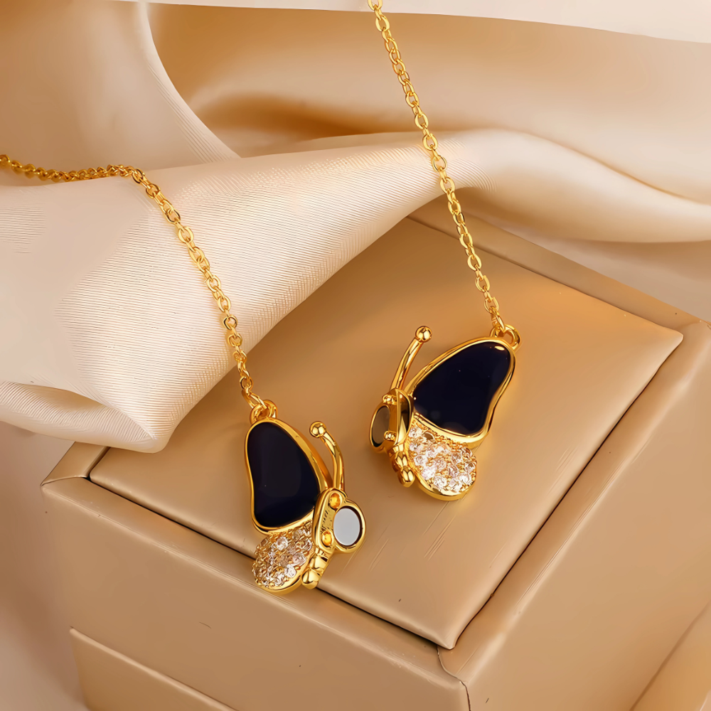 COLOR CHANGING BUTTERFLY NECKLACE