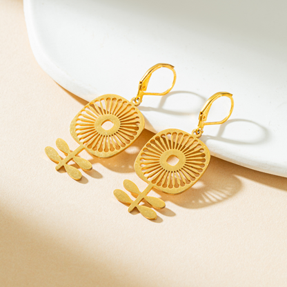 GOLDEN BLOOM EARRINGS (PAIR)