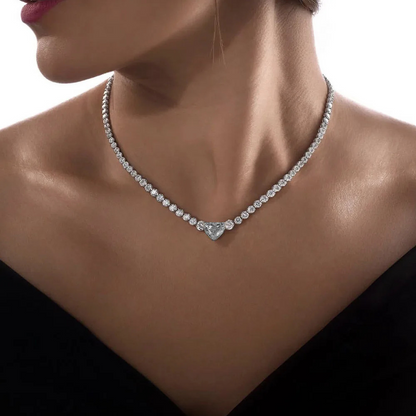 BRILLIANT HEART NECKLACE