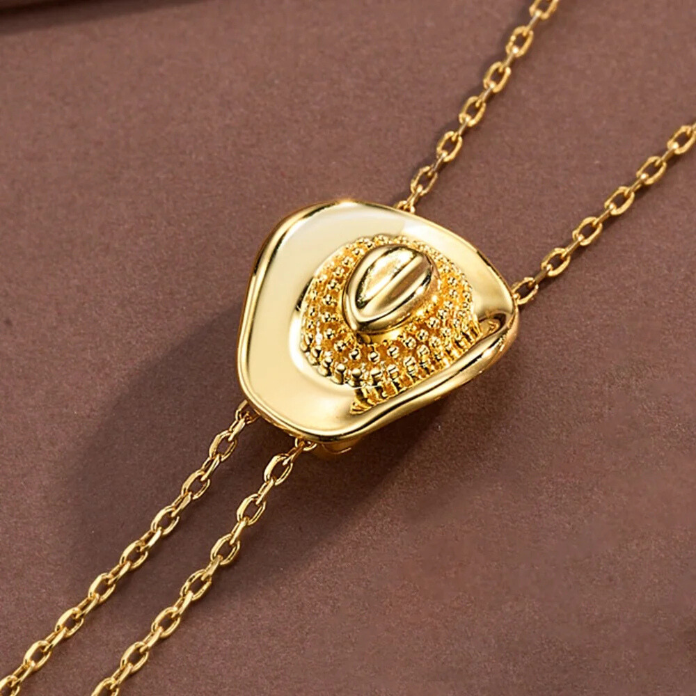 COWGIRL HAT NECKLACE