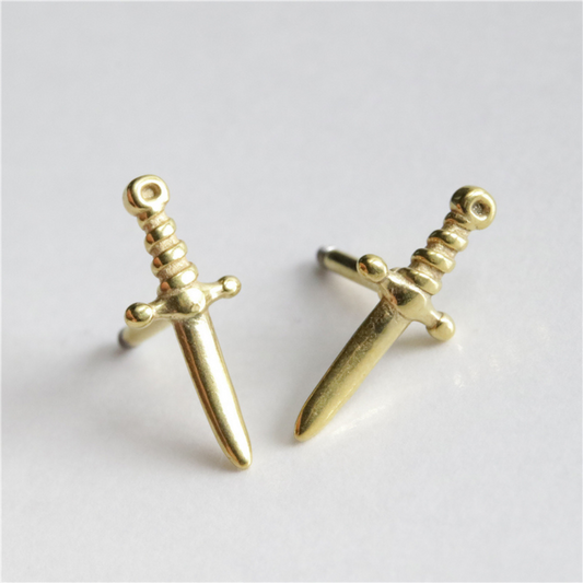 LITTLE DAGGER SWORD EARRINGS (PAIR)