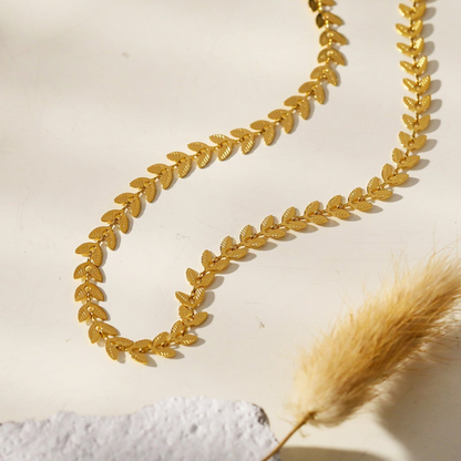 LAUREL LEAF NECKLACE