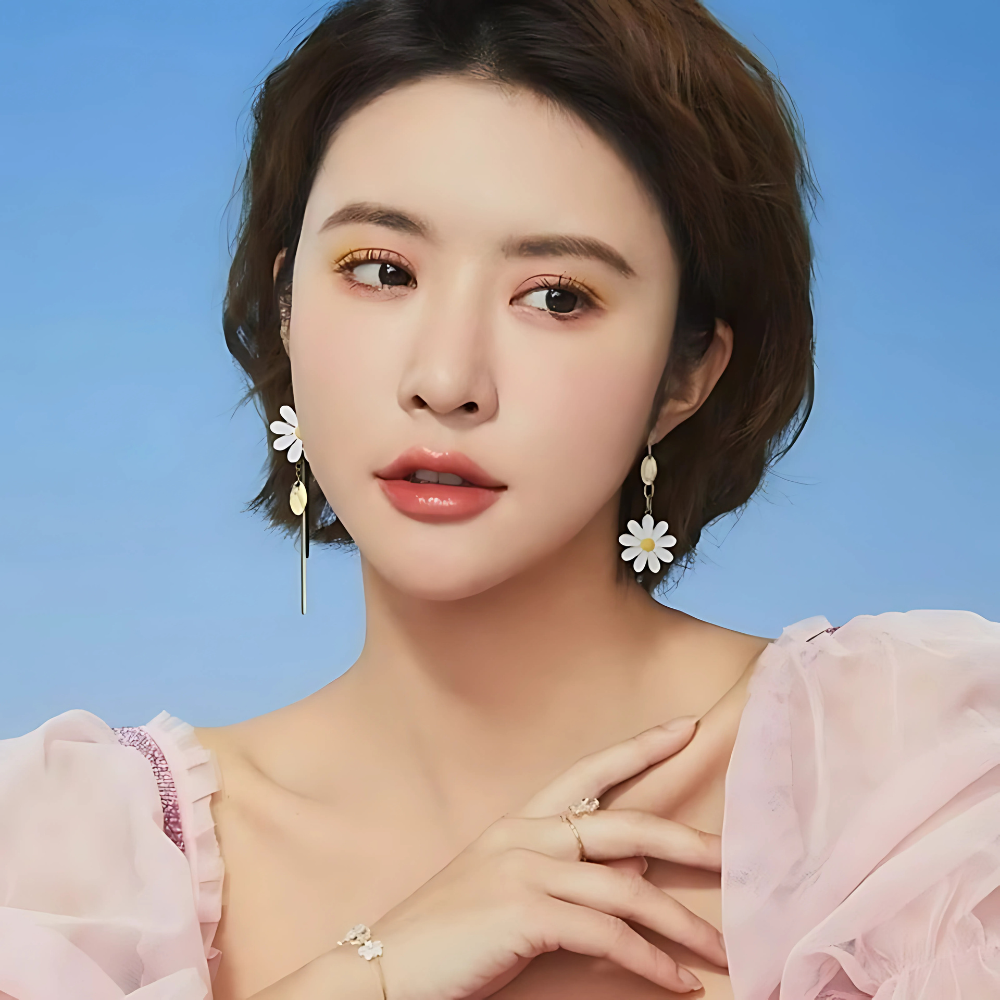 FLORAL BLOSSOM EARRINGS (PAIR)