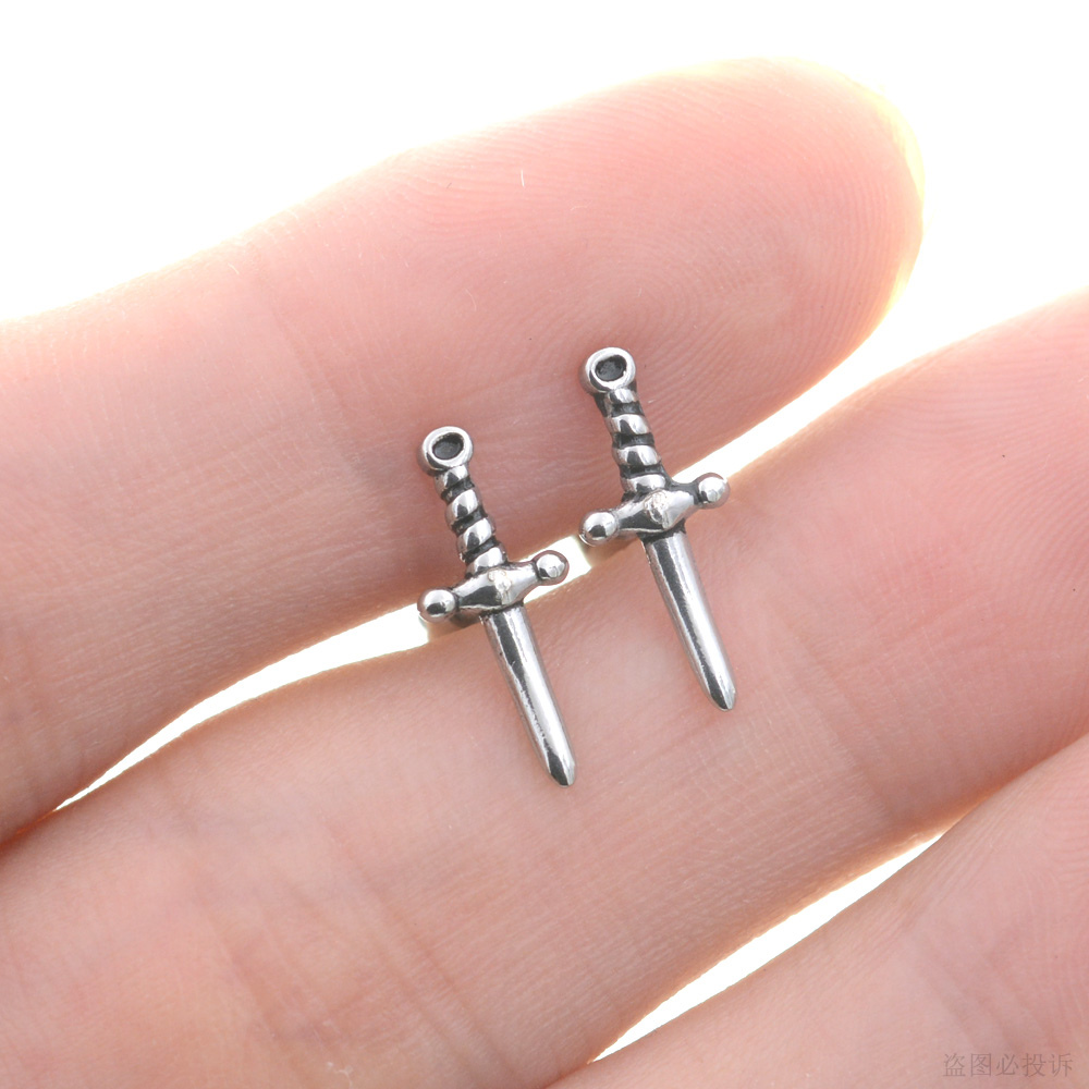 LITTLE DAGGER SWORD EARRINGS (PAIR)