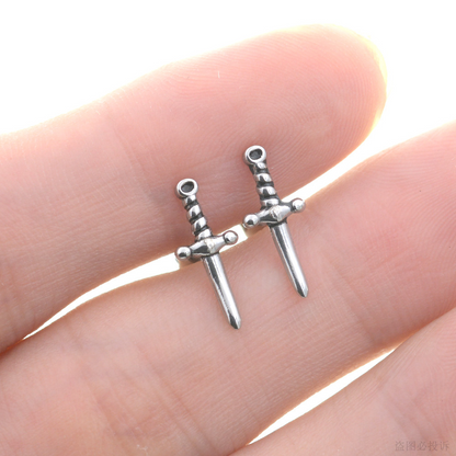 LITTLE DAGGER SWORD EARRINGS (PAIR)