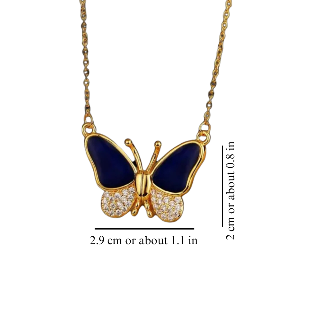 COLOR CHANGING BUTTERFLY NECKLACE